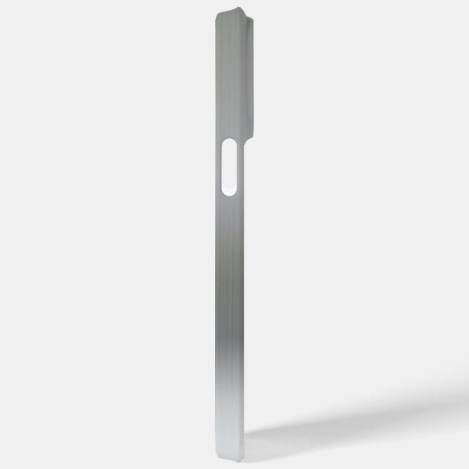 Coques Case-Mate iPhone Impression en acier inoxydable titane (Verso / Droite)
