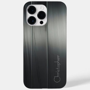 Coque Pour Pour iPhone 14 Pro Max Impression en acier inoxydable titane