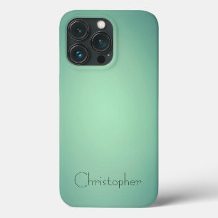 Case-Mate iPhone Case Impression en acier inoxydable vert clair Titane