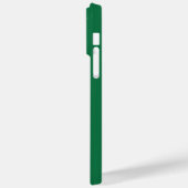 Coques Case-Mate iPhone Impression en acier inoxydable vert Titane (Verso / Gauche)