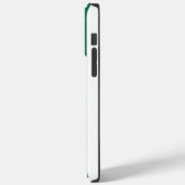 Coques Case-Mate iPhone Impression en acier inoxydable vert Titane (Verso / Gauche)