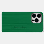 Coques Case-Mate iPhone Impression en acier inoxydable vert Titane (Verso (horizontal))