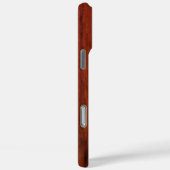 Coques Case-Mate iPhone Impression en bois d'acajou (Verso / Droite)