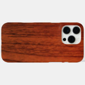 Coques Case-Mate iPhone Impression en bois d'acajou (Verso (horizontal))
