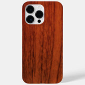 Coques Case-Mate iPhone Impression en bois d'acajou (Verso)