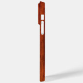 Coques Case-Mate iPhone Impression en bois d'acajou (Verso / Gauche)