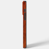 Coques Case-Mate iPhone Impression en bois d'acajou (Verso / Gauche)