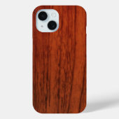 Coques Case-Mate iPhone Impression en bois d'acajou (Verso)