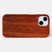 Coques Case-Mate iPhone Impression en bois d'acajou (Verso (horizontal))