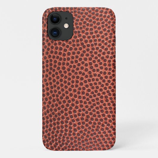 Coques Case-Mate iPhone Impression en cuir marron texturé (Dos)