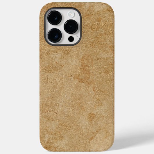 Coques Case-Mate iPhone Impression en cuir Tan Chamois (Verso)