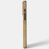 Coques Case-Mate iPhone Impression en cuir Tan Chamois (Verso / Gauche)