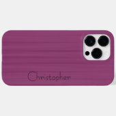 Coques Case-Mate iPhone Impression en titane 🩷 acier inoxydable (Verso (horizontal))