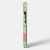 Coques Case-Mate iPhone Impression florale avec nom (Verso / Gauche)