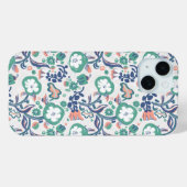 Coques Case-Mate iPhone Impression florale contemporaine (Verso (horizontal))