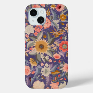 Coque Pour iPhone 15 Impression florale décorative