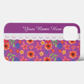 Coques Case-Mate iPhone Impression florale personnalisée Magenta Samsung G (Verso (horizontal))