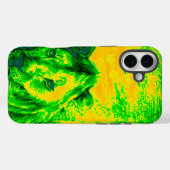 Coques Case-Mate iPhone Impression Fluorante Lion Art Vision Night (Verso (horizontal))