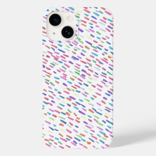 Coques Case-Mate iPhone Impression goutte pluie arc-en-ciel (Verso)