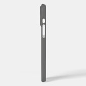 Coques Case-Mate iPhone Impression, gris/gris et blanc sur le bloc de coqu (Verso / Gauche)