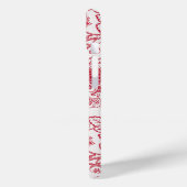 Coques Case-Mate iPhone Impression Jacobean rouge (Verso / Gauche)