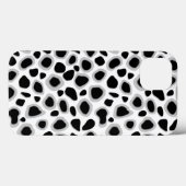 Coques Case-Mate iPhone Impression léopard - Noir et Blanc (Verso (horizontal))