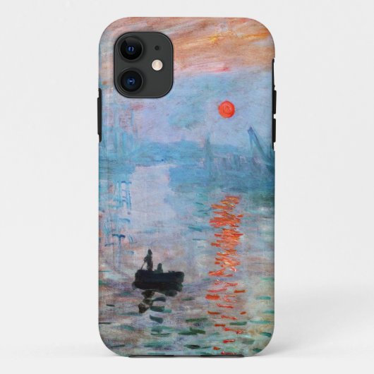 Coques Case-Mate iPhone Impression, lever de soleil par Claude Monet (Dos)