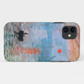 Coques Case-Mate iPhone Impression, lever de soleil par Claude Monet (Dos (Horizontal))