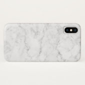 Coques Case-Mate iPhone Impression Marbre blanc (Dos (Horizontal))