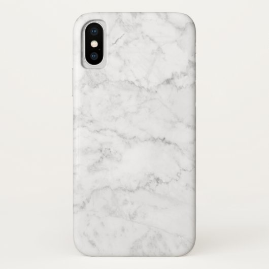 Coques Case-Mate iPhone Impression Marbre blanc (Dos)