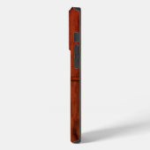 Coques Case-Mate iPhone Impression Monogramme en bois acajou (Verso / Gauche)