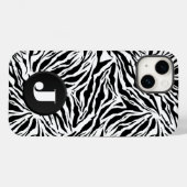 Coques Case-Mate iPhone Impression monographique Zebra (Verso (horizontal))