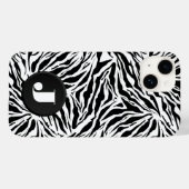 Coques Case-Mate iPhone Impression monographique Zebra (Verso (horizontal))
