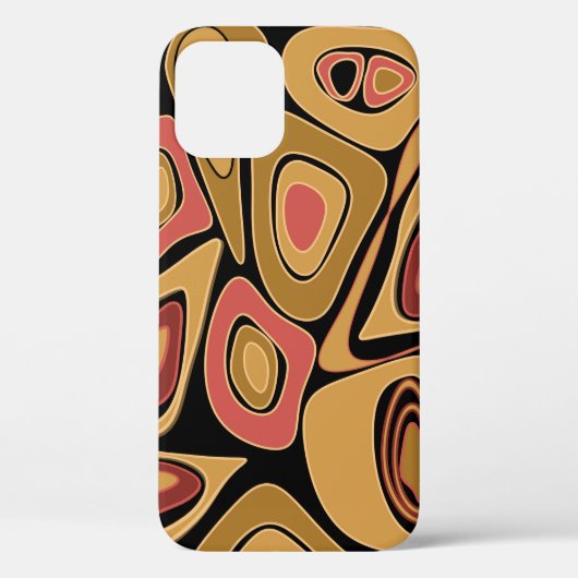 Coques Case-Mate iPhone Impression motif Abstraite simple et transparente (Verso)