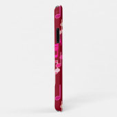Coques Case-Mate iPhone Impression musicale - bordeaux, multi (Dos/Droite)
