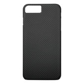 Coques Case-Mate iPhone Impression noire en fibre de carbone (Dos)
