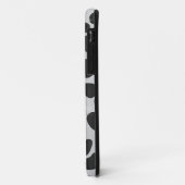 Coques Case-Mate iPhone Impression noire et blanche dalmate (Dos/Gauche)