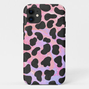 Coque Case-Mate Pour iPhone Impression noire et rose dalmate
