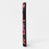Coques Case-Mate iPhone Impression noire et rouge dalmate (Dos/Gauche)
