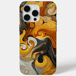 Coque iPhone 15 Pro Max Impression numérique colorée à motif rétro