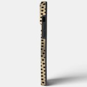 Coques Case-Mate iPhone Impression platine bronze acier inoxydable (Verso / Gauche)