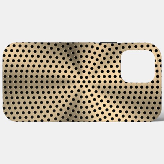 Coques Case-Mate iPhone Impression platine bronze acier inoxydable (Verso (horizontal))