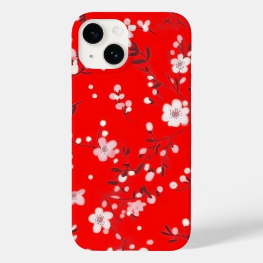 Coques Case-Mate iPhone Impression Posy En Rouge (Verso)