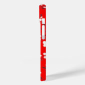 Coques Case-Mate iPhone Impression Posy En Rouge (Verso / Gauche)