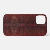 Coques Case-Mate iPhone Impression Python rouge et noir (Verso (horizontal))