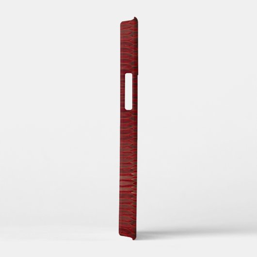 Coques Case-Mate iPhone Impression Python rouge et noir (Verso / Droite)