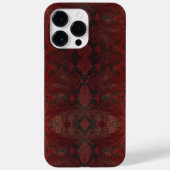Coques Case-Mate iPhone Impression Python rouge et noir (Verso)