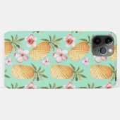 Coques Case-Mate iPhone Impression rétro tropicale sur l'arrière - plan à  (Dos (Horizontal))