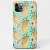 Coques Case-Mate iPhone Impression rétro tropicale sur l'arrière - plan à  (Dos)