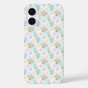 Coques iPhone 16 Impression sans couture de papillon élégant